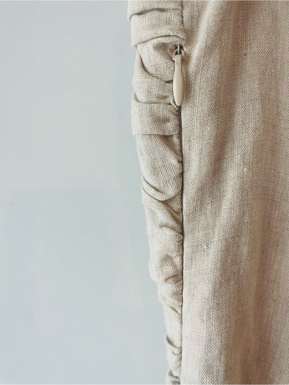 Dissh Strapless Tan Linen Maxi Dress - Picture 7 of 9
